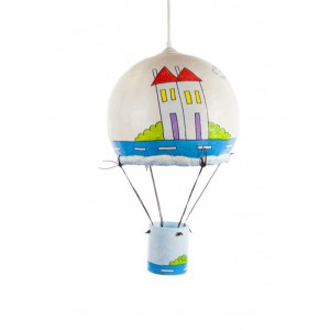 Παιδικό Φωτιστικό Οροφής Αερόστατο Αυτοκινητάκι