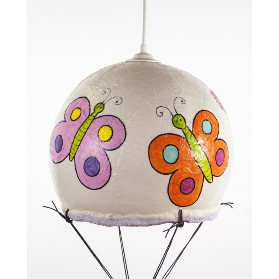 Παιδικό Φωτιστικό Οροφής Αερόστατο Πεταλούδες Φωτιστικά Οροφής