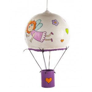 Παιδικό Φωτιστικό Οροφής Αερόστατο Νεράιδα