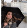 Ομπρέλα Τσάντας Φορητή Αναδιπλούμενη Μαύρη Folding Compact Umbrella Jane Anatole Black Αξεσουάρ