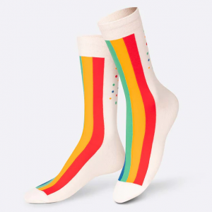 Eat My Socks Unisex Κάλτσες Ουράνιο Τόξο  Rainbow Cake  EMSNOCCARA