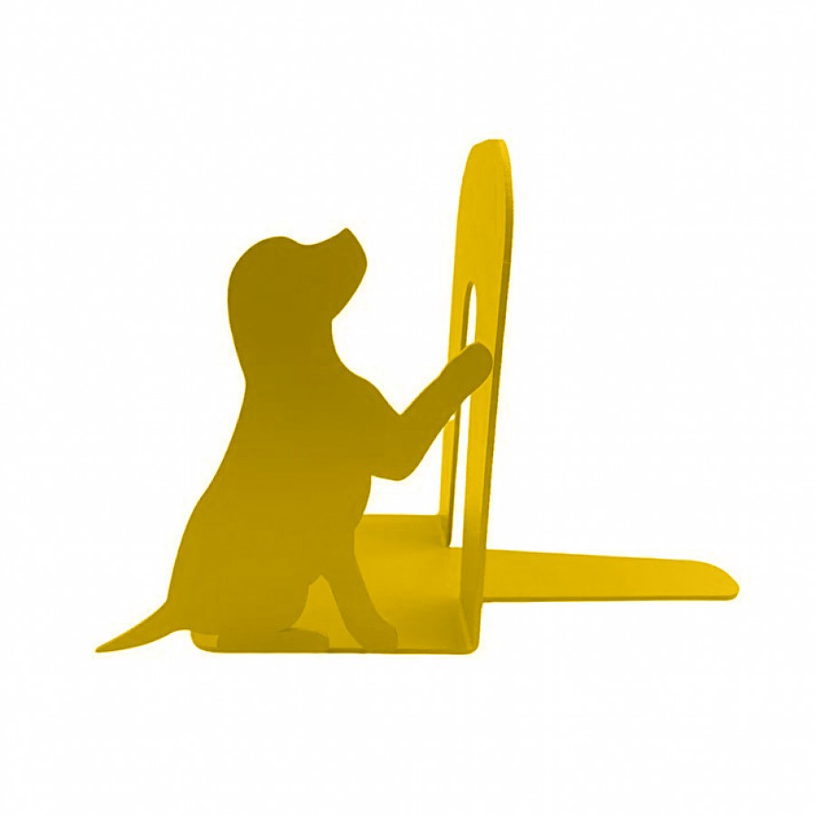 Βιβλιοστάτες Σκύλος Κίτρινο HOOPLADOO 