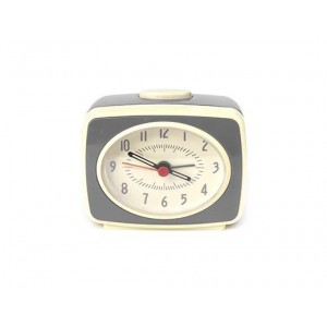 Ξυπνητήρι Ρολόι  Ρετρό Classic Clock Γκρι Kikkerland AC14
