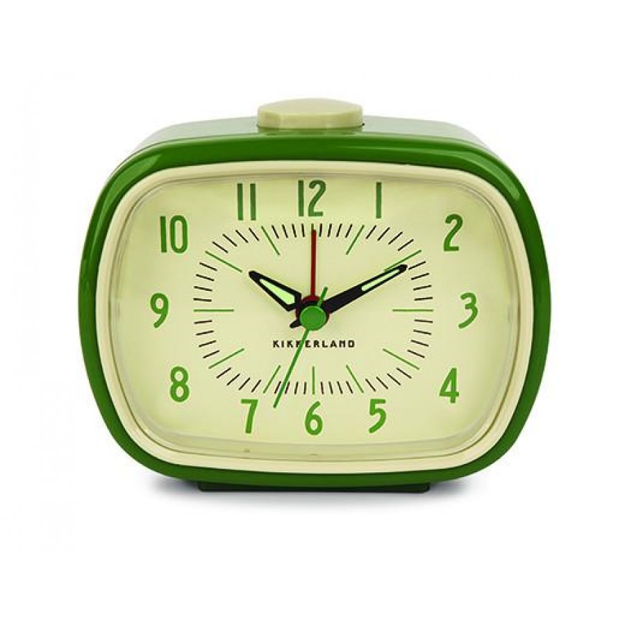 Ρετρό Ρολόι Ξυπνητήρι Πράσινο Kikkerland Retro Green AC08-G-EU Παιδί