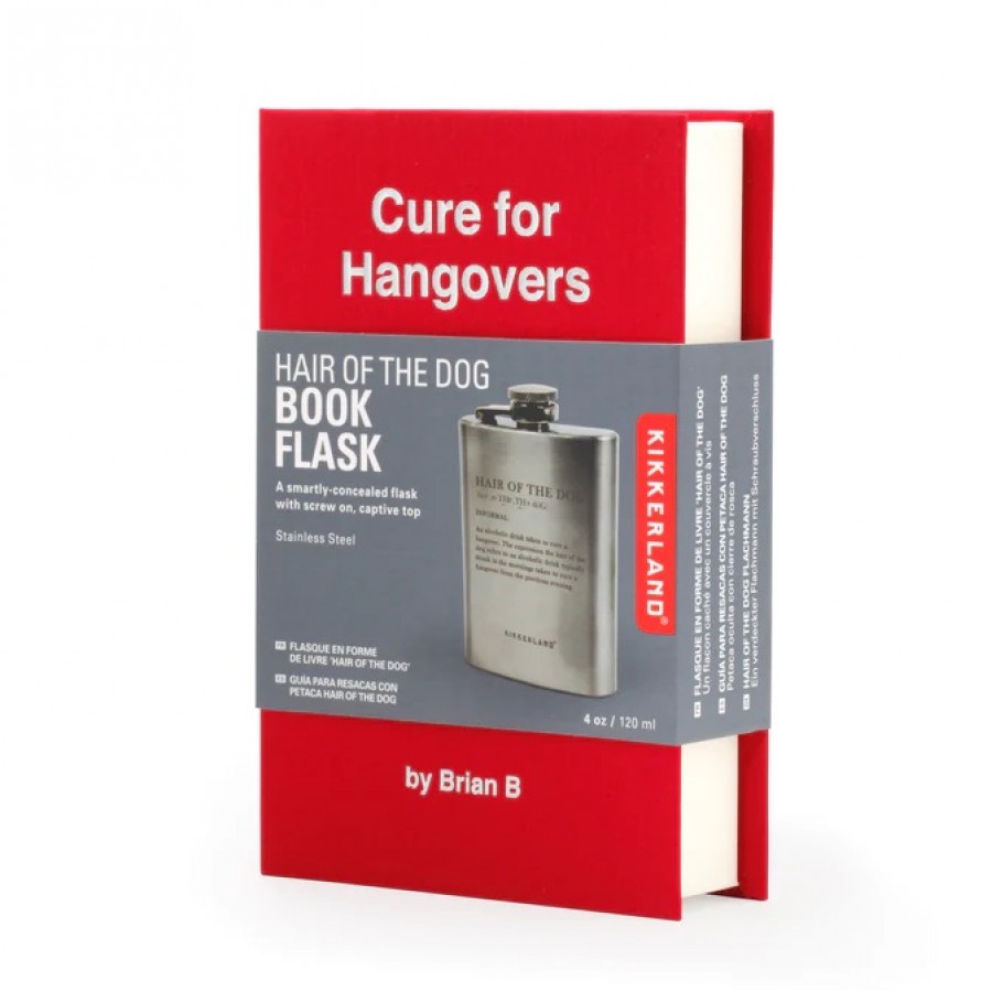 Φλασκί σε Βιβλίο Cure For Hangover -  Hair of the Dog 120ml Kikkerland BA102  Gadgets