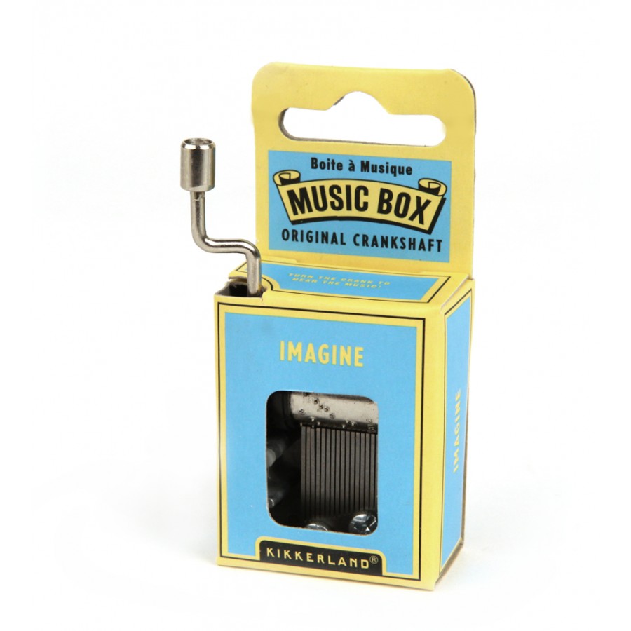 Μουσικό Κουτί Kikkerland  Crank Music Box "Imagine" 1205 Παιδί