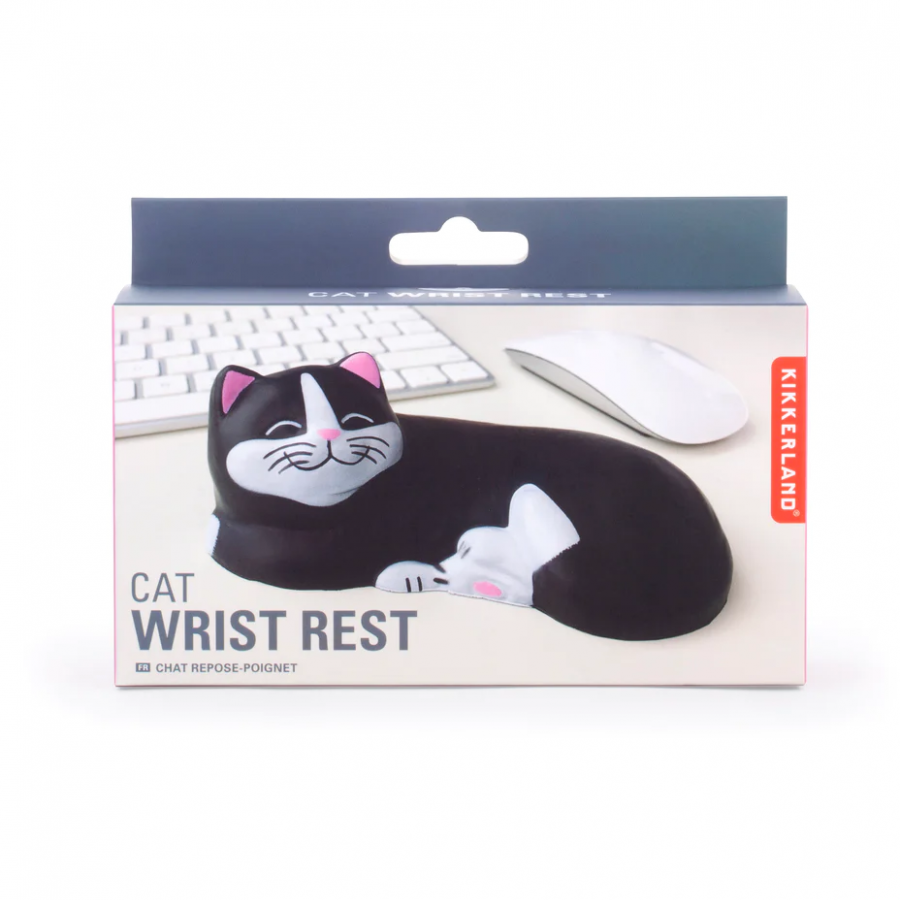 Στήριγμα Καρπού Για Ποντίκι Σε Σχήμα Γάτας Cat Wrist Rest Kikkerland US239 Γραφείο
