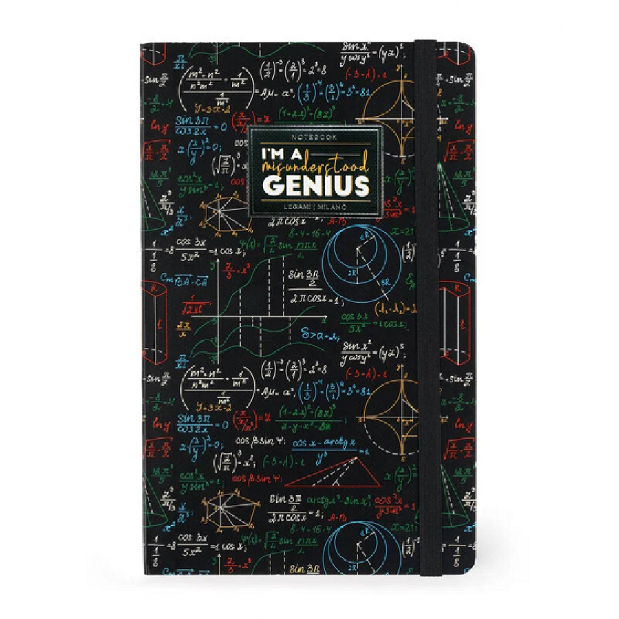 Σημειωματάριο Legami Με Γραμμές  Genius Ιδιοφυΐα- Medium Photo Notebook - NOTP0104 Γραφείο