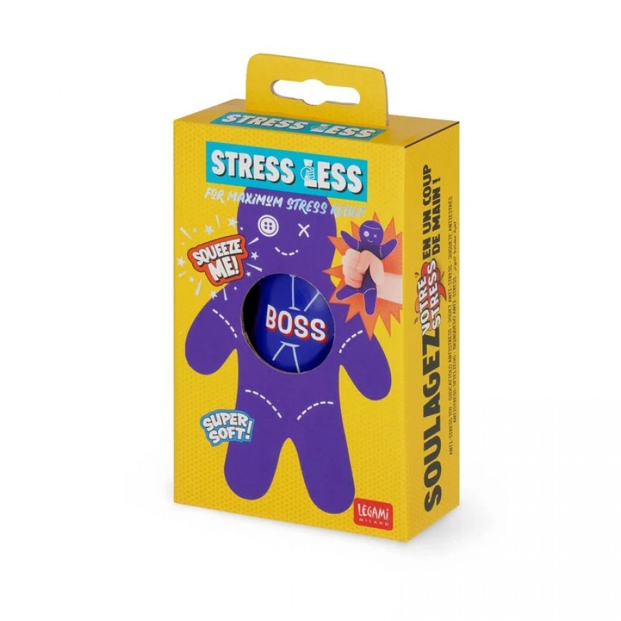 Αντιστρές Μπάλα  Voodoo Doll Boss - Stress Less - Travel Legami SQI0006 Δώρα για Άνδρες