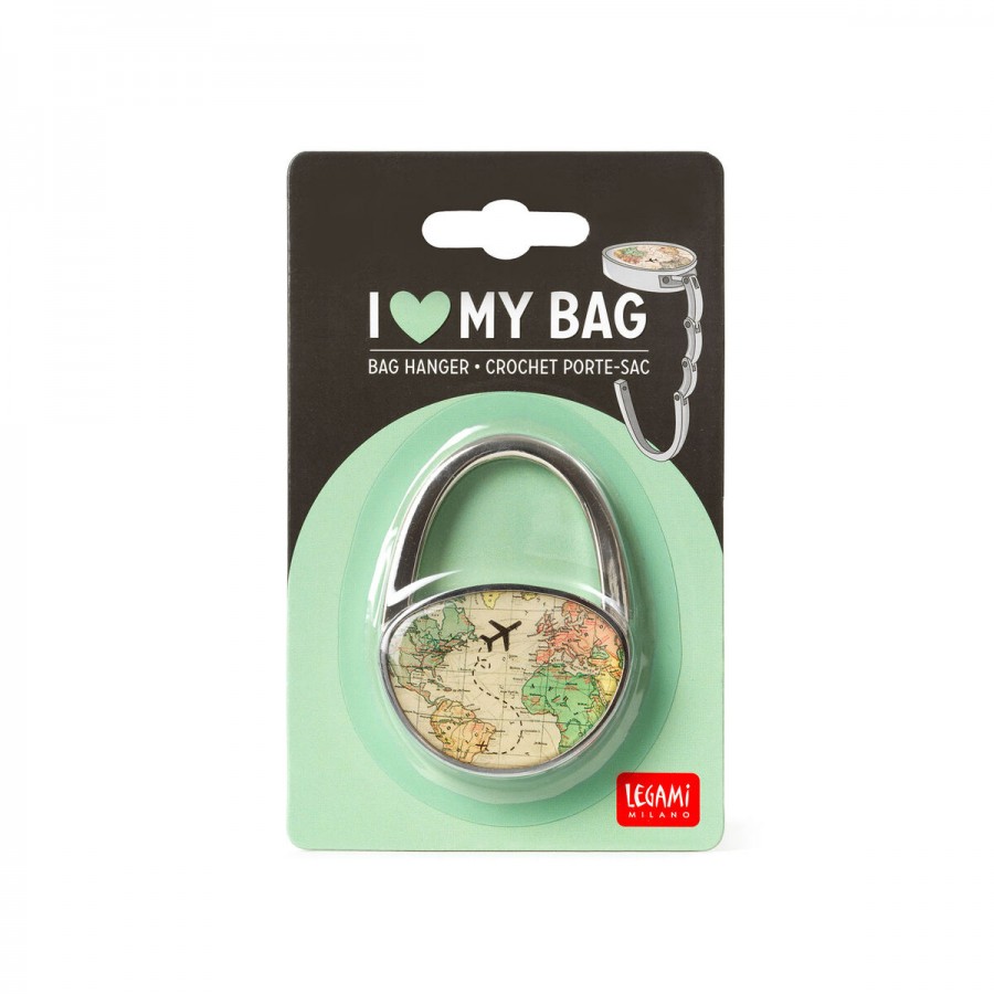 Γάντζος Τσάντας Για Τραπέζι Legami Bag Hanger  I love my Bag Travel Αξεσουάρ