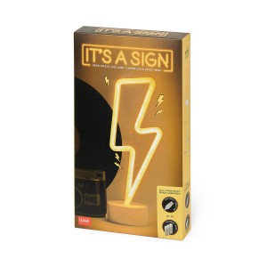 Επιτραπέζιο Φως Κεραυνός Neon Effect LED It's A Sign Flash Legami LL0004