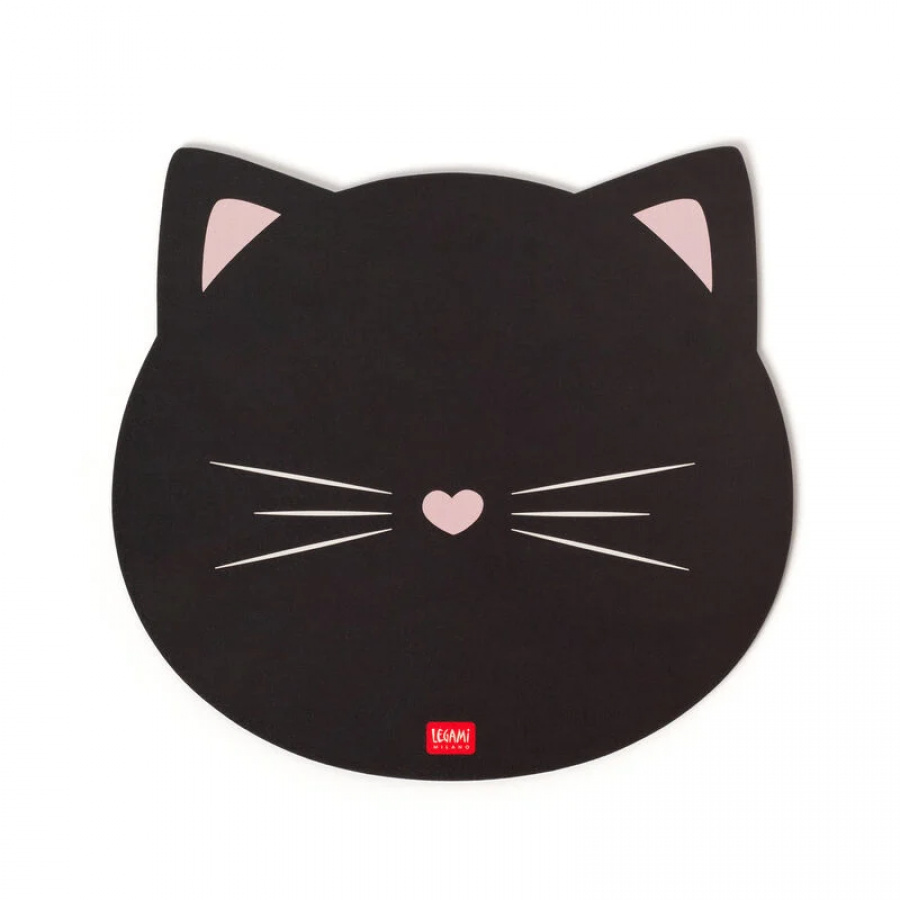 Mouse Pad Γάτα Μαύρη  Legami Cat MOU0028 Γραφείο