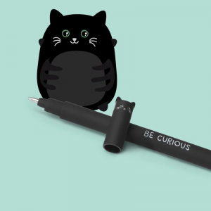 Στυλό Που Σβήνει Legami Γάτα Μαύρο Black Cat  EP0005