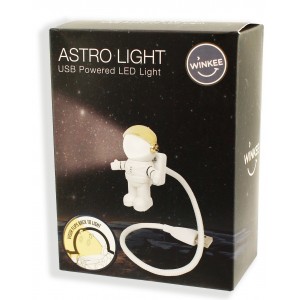 Usb Astrolight Led  Λευκό Φωτάκι Αστροναύτης  