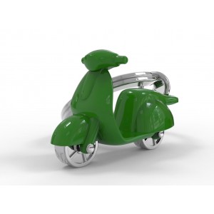 Μπρελόκ Μεταλλικό Scooter Πράσινο MTM999-03