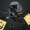 Νεκροκεφαλή Μπρελόκ Μεταλλικό Μαύρο Black Skull MTM137-01 Μπρελόκ