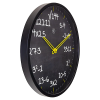 Ρολόι Τοίχου Πλαστικό Maths Nextime 7363ZW  Σαλόνι