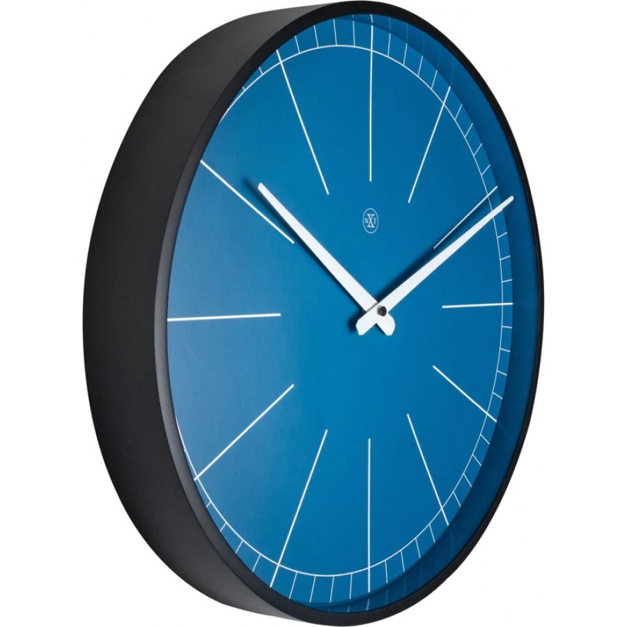 Ρολόι Τοίχου Πλαστικό Blue NexTime 7328BL Ρολόγια