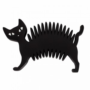 SOAPDISH SOAP HOLDER BLACK CAT